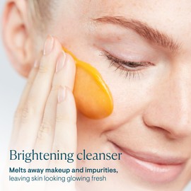 ELEMIS Superfood AHA Glow Cleansing Butter, Daily Skincare Facial Cleanser to Brighten, Nourish & Hydrate Skin, Facial Mask & Brightening Cleanser