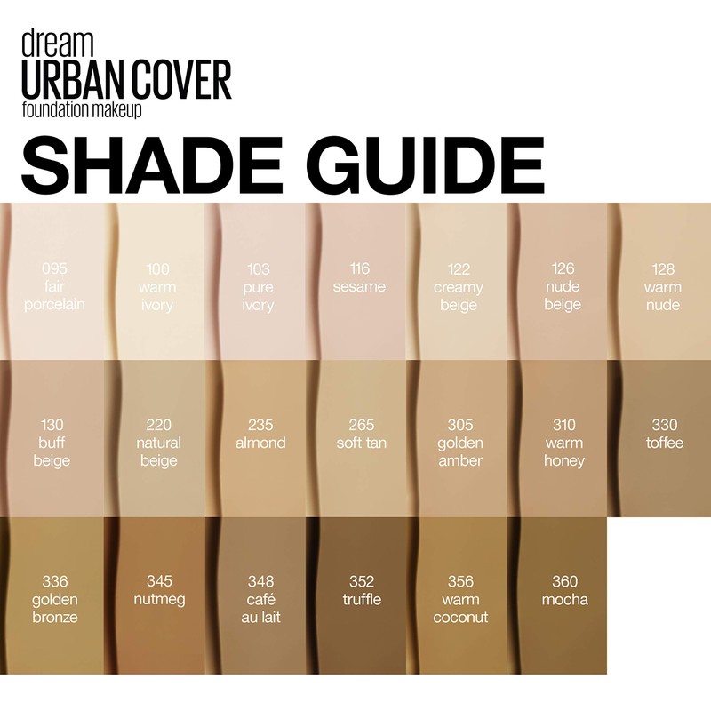 Maybelline New York Dream Urban Cover Foundation 30ml 352 Truffle