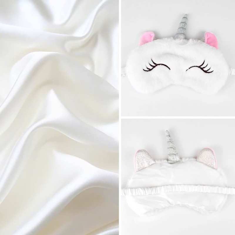 1 Pcs Eye Mask for Sleeping, Funny Blindfold, Soft Silk
