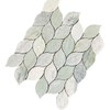 Ming Green Greyish Petal Marble Polished Floor Wall Tile for
