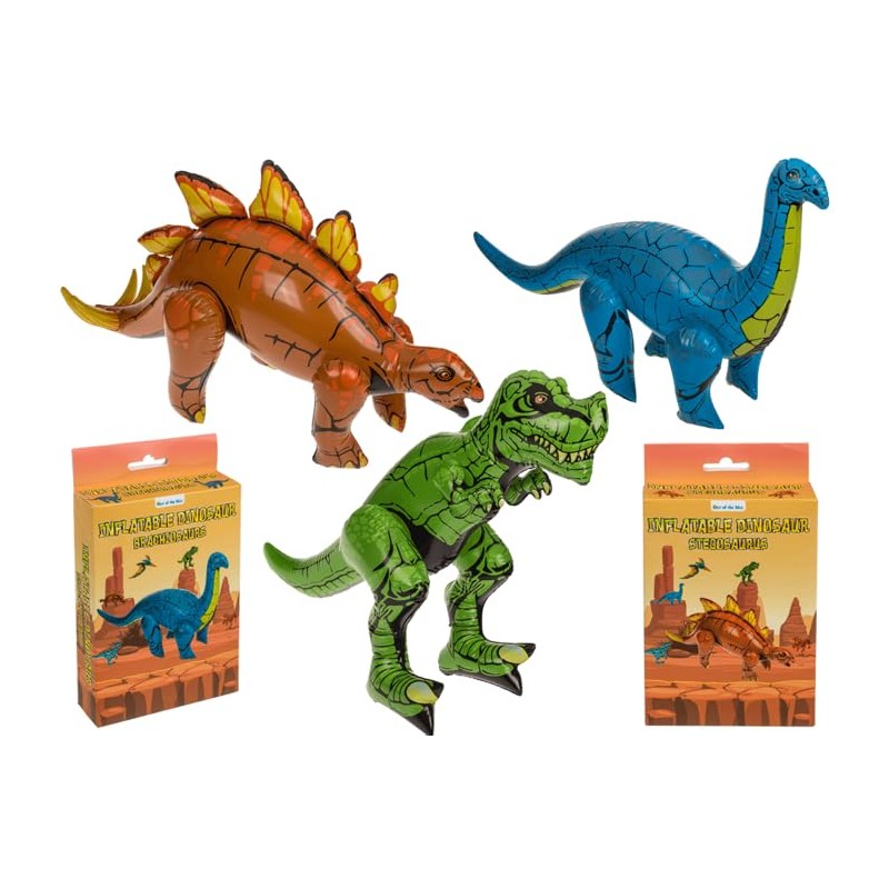 BLUECHOLON Inflatable Toy Dinosaur XL 60cm Various Models Collectable and