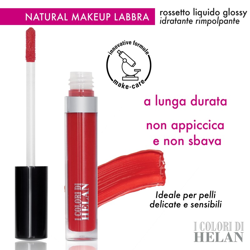 Helan I Colori von Helan Lippenstift, langanhaltend, flüssig, glänzend, kein