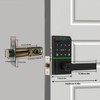 Smart Door Lock with Biometric Fingerprint, Password, IC Card Unlock,