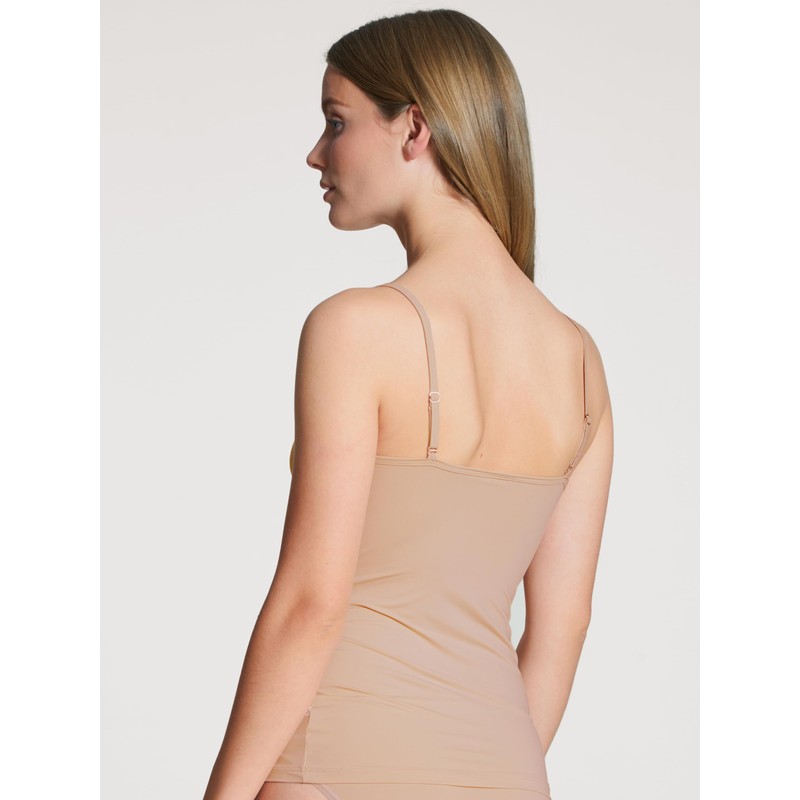 CALIDA Eco Sense Women's Functional Spaghetti Top Adjustable Straps, Rose