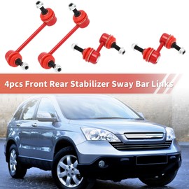X AUTOHAUX 4pcs Front Rear Sway Bar Links Stabilizer Link Kit for Honda CR-V 1997-2001 Suspension Kit No.K90667/K90668/K90669