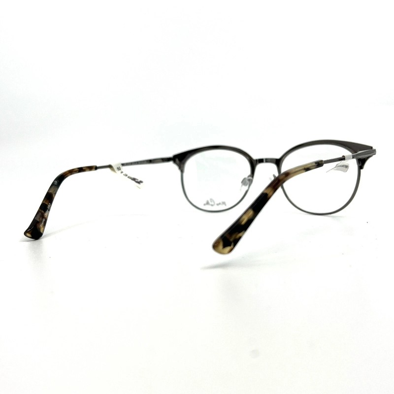 Max Cole MC 1518 COL 10 Eyeglasses Frames Brown Silver
