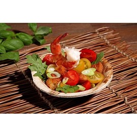 'Palm Leaf Pure Round 200 ml Bowl Diameter 13 cm – 3 cm, Pack of 25