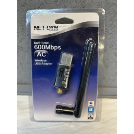 Net-Dyn New in the Pack / NET-DYN Duel-Band 600Mbps AC Wireless USB Adapter