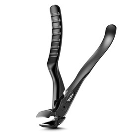 BEZOX Toenail Clippers for Thick Toenails and Fingernails, Long Handle Nail Clippers with Catcher, Precision Nail Cutter