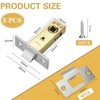 OKUYAN 5PCS Tubular Latch Set 45mm Tubular Mortice Latch Tubular