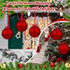 Weysat 4 Pcs 8 Inch Extra Large Fillable Christmas Ball