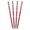 Smiggle Pencils x 4 Pack Scented HB Wooden With Eraser