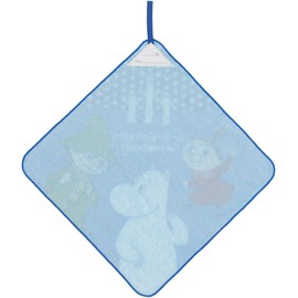 Moomin [Loop Towel] Kindergarten Hand Towel with Loop / Dot Line Friends Northern Europe