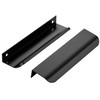 Ravinte Hardware 10 Pack Black Cabinet Handles, 5.9 Inch (150mm)