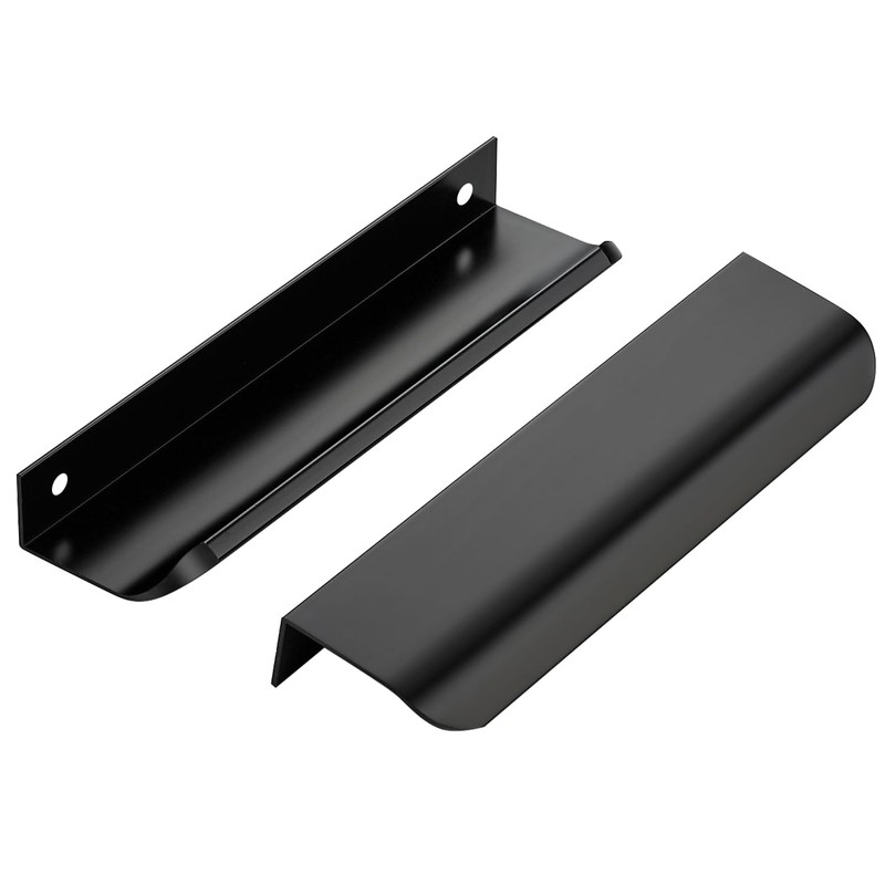Ravinte Hardware 10 Pack Black Cabinet Handles, 5.9 Inch (150mm)