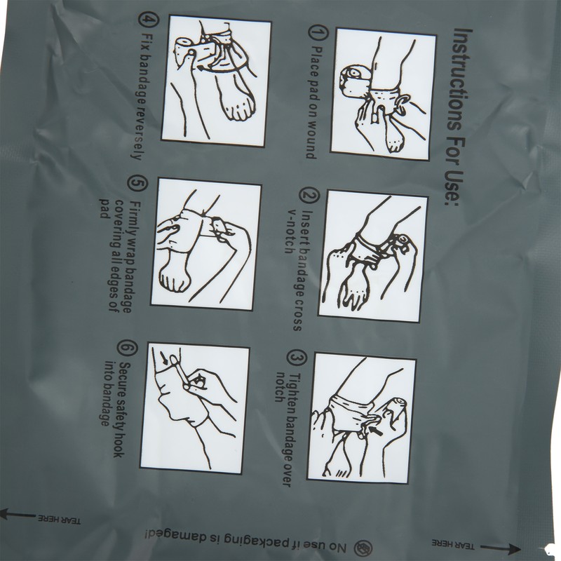 4PCS/Set Israeli Bandage Compression Curve Gauze Piece High Elasticity Emergency