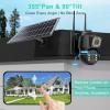 Sansco Wireless Solar Security Camera System 360° PTZ 4MP WIFI