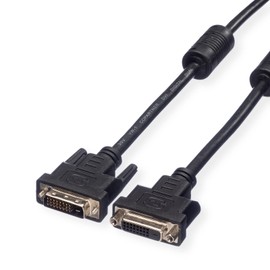 Value 5.0m 24+1 DVI Male to DVI Female Dual Link DVI Monitor Cable