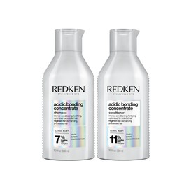 Shampoo + Acondicionador Acidic Bonding Concentrate Redken 300ml | Shampoo y acondicionador para reparar y darle suavidad al cabello dañado| Limpia y repara a profundidad todo tipo de cabello dañado | Con ácido cítrico
