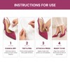 Gel Heel Inserts, Self-Adhesive Half-Sole Pads for High Heels,Clear,P:4-5.5