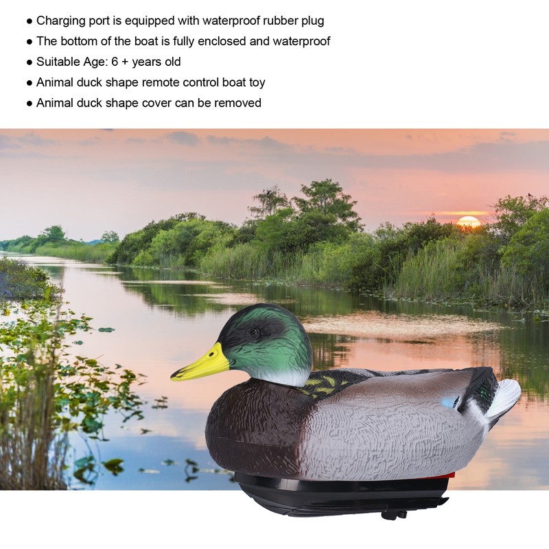 Duck Shape 2.4GHz Racing Boat Remote Control Boat Children Kids