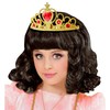 Widmann 09787 Children's Tiara with Gemstones Gold/Red One Size
