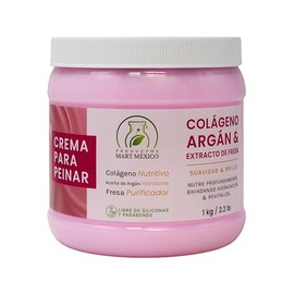 Productos Mart Mexico Crema Colágeno, Argán & Fresa Para Peinar Productos Mart Mexico1 Kilo