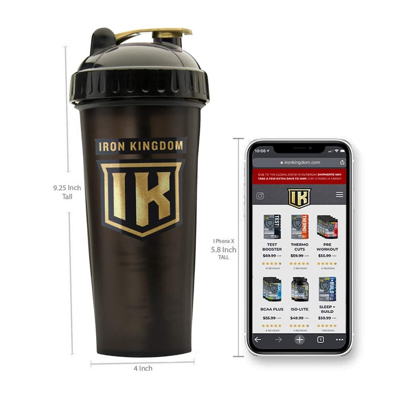 IRON KINGDOM SHAKER CUP: Performa Perfect Shaker Actionrod Mixing Technology,