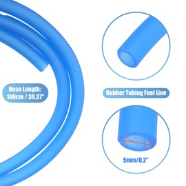 Motoforti Two Head Vacuum Fuel Pump Petcock Gas Fuel Filter Hose Tube Line Kit with Filter Tube for GY6 50cc 150cc 139QMB 157QMJ Scooter ATV Motorcycle Parts