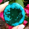 Malachite and Chrysocolla Natural Crystal metaphysical Healing Gemstone polished worry