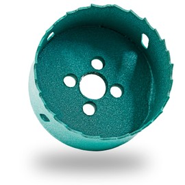 Qjaiune 2 3/4 Inch / 70mm Hole Saw with Arbor, 2.75 Inch Hole Saw HSS Bi-Metal Hole Cutter Smoothly Cutting in Cornhole Boards, Plastic, Wood, Fiberboard, Drywall