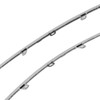 1 Pair Front Bumper Grille Chrome Trim 5E0853768 Left Right
