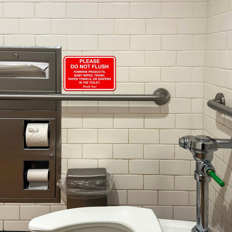 All Quality Classic Framed Please Do Not Flush Thank You