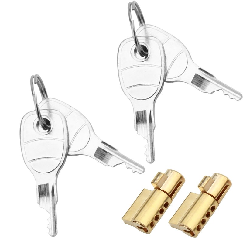Batheidon 2 x 50mm Steel Coupler Locks Compatible with Earth,