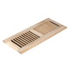 Homewell Hickory Wood Floor Register, Drop in Vent Cover with
