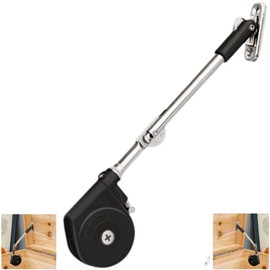 Toy Box Hinges Soft Close - Chest Hinge Lid Stay 105 Degree Open with Soft Close, Lid Support for Toy Box and Upward Top-Opening Flap Doors (1 Pack)