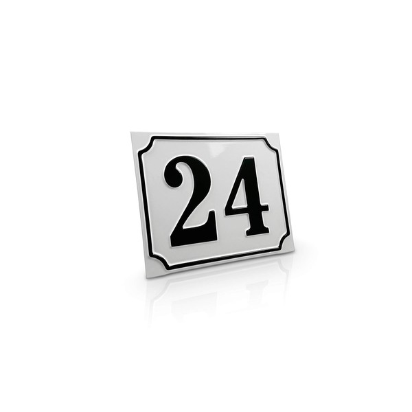 Betriebsausstattung24, street sign with custom lettering, signpost w/o. house number,