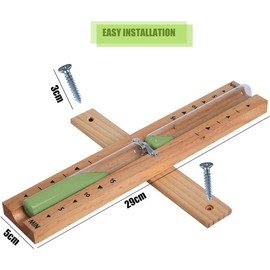 UOCAI Sanduhr Sauna Timing Zubehör Timer 15 Minuten, Küchentimer Hitzebeständig Sauna Sanduhr Uhr aus Holz Grün Sand