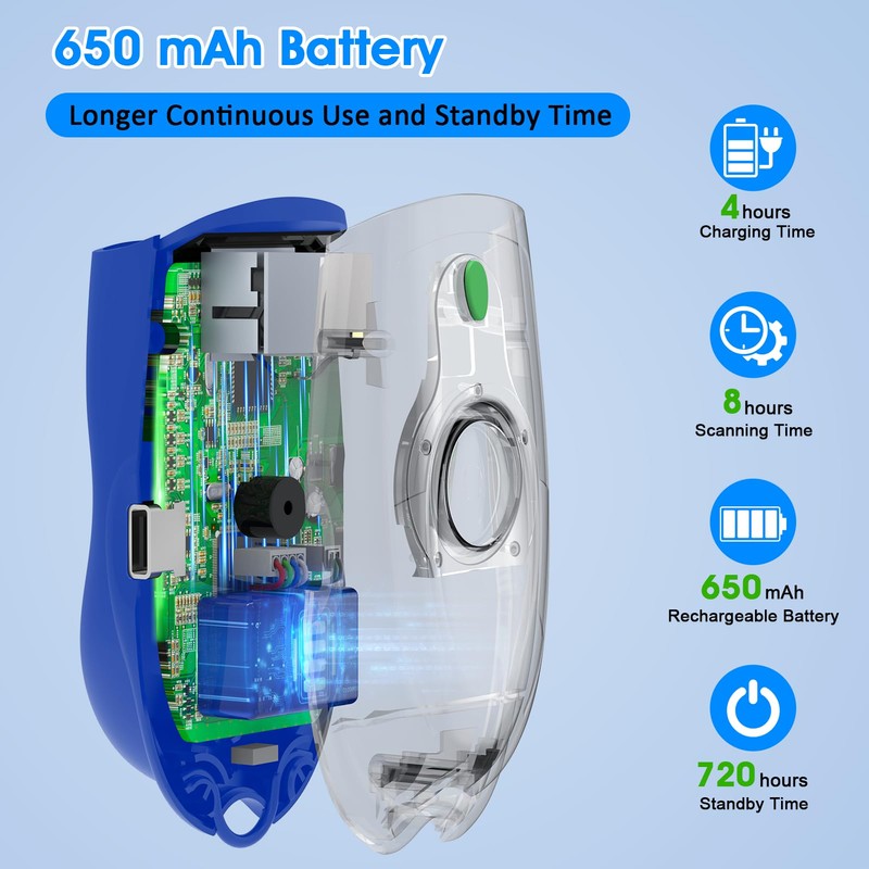 Symcode Bluetooth Barcode Scanner Mini 1D Small Portable Barcode Scanner