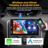 Hikity Wireless Carplay Android Auto Single Din Car Stereo 7