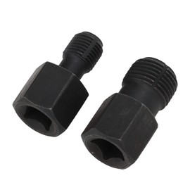 Aramox 2pcs Oxygen Sensor Socket Removal & Thread Chaser Set - Spark Plug M12x1.25 & M18x1.5 Rethread Chaser Kit