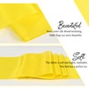 YMHPRIDE 8 Pack Satin Table Runner Yellow Table Runner, 12x72