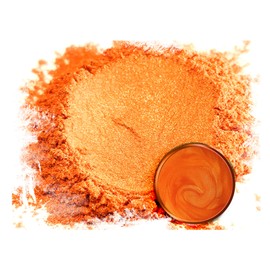 Eye Candy Mica Powder Pigment “Rainbow Orange” (50g) Multipurpose DIY Arts and Crafts Additive | Woodworking, Epoxy, Resin, Natural Bath Bombs, Paint, Soap, Nail Polish, Lip Balm (Rainbow Orange, 50G)