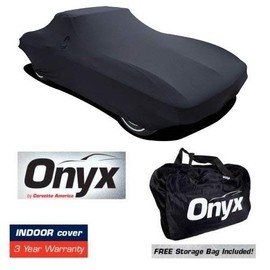 C2 Corvette HIGH END Onyx Black Satin Custom FIT Stretch Indoor CAR Cover FITS: All C2 63-67 CORVETTES