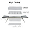 Portable Charcoal Grill, Foldable BBQ Grill Barbecue Grill Stainless Steel