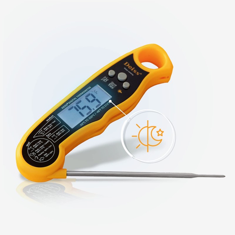 Deiss PRO Digital Meat Thermometer – Ultra Fast Precise Readings