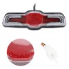 Electric Bicycle Rear Light 5LEDs ABS 36V/48V/60V for Hub Motor