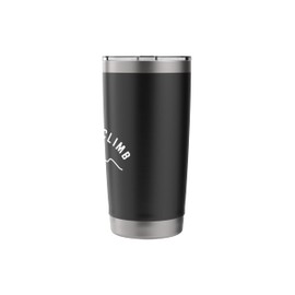 Conscious Climb Minimalist Mountain Design Stainless Steel Insulated Tumbler