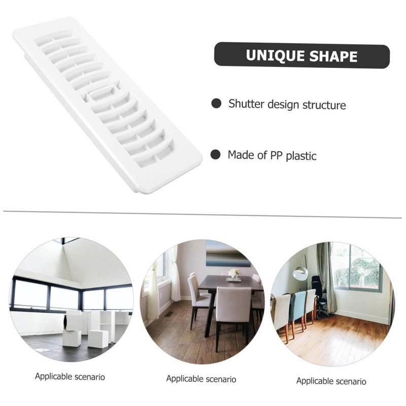 CIYODO Air Supply Grille White Vent Cover for Floor Vent