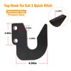 E-cowlboy Top Hook for Cat 1 Quick Hitch，Fit for Harbor